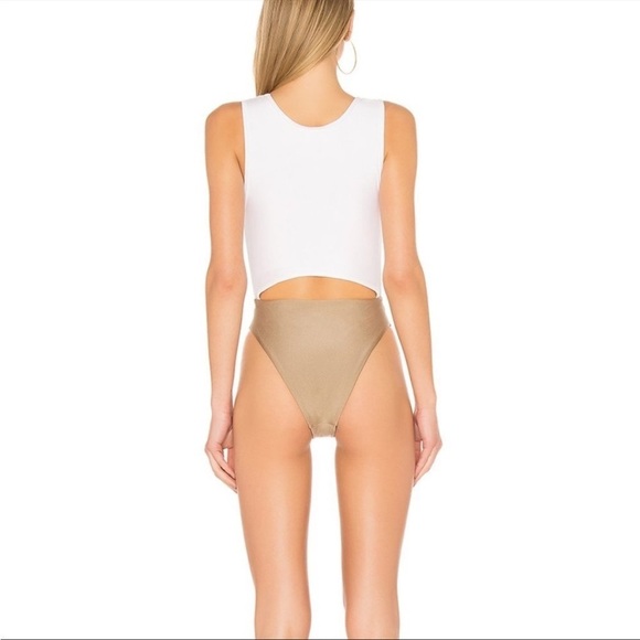 NWOT Baja East Cut Out One Piece Sahara Size Small - Picture 2 of 5